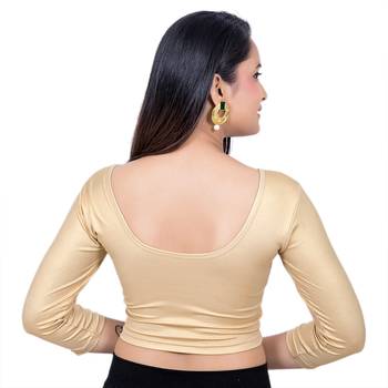 Gold Lycra Palin readymade blouse 4
