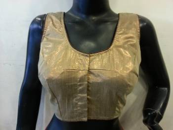 Golden handwork and sequins blouse 2