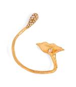 Gold Plain Men Earrings