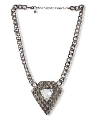 Crystal Decked Statement Necklace 1