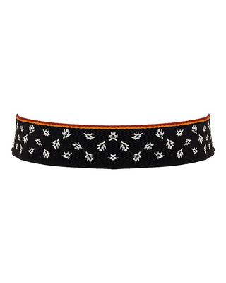 Black plain necklaces 1