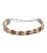 Silver crystal bracelets