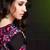 Dark-pink & Dark-grey embroidered net saree with blouse