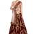 Maroon Floral Print Velvet Semi Stitched Lehenga Choli