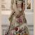Multicolor Floral Print Art Silk Semi Stitched Lehenga Choli