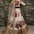 Multicolor Floral Print Art Silk Semi Stitched Lehenga Choli