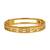 Italian 22K Gold 316L Surgical Stainless Steel Openable Free Size Kada Bracelet Boys Men
