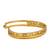 Italian 22K Gold 316L Surgical Stainless Steel Openable Free Size Kada Bracelet Boys Men