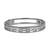 Italian Silver Rhodium 316L Surgical Stainless Steel Openable Free Size Kada Bracelet Boys Men