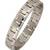 Italian Geometric Silver Rhodium 316L Surgical Stainless Steel Openable Kada Bracelet Boys Men