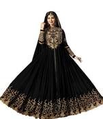 Black thread embroidery georgette salwar