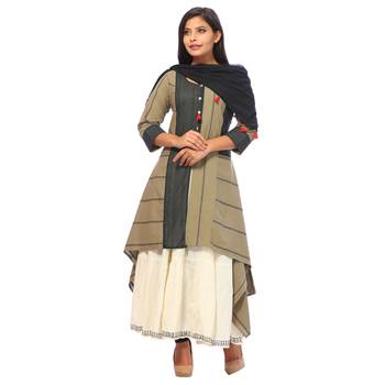 Green printed cotton salwar 1