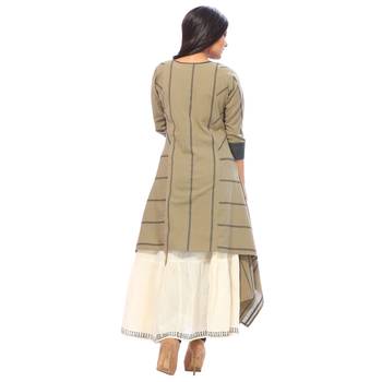 Green printed cotton salwar 2