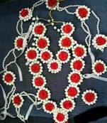 Red necklaces