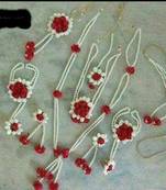 Red necklaces