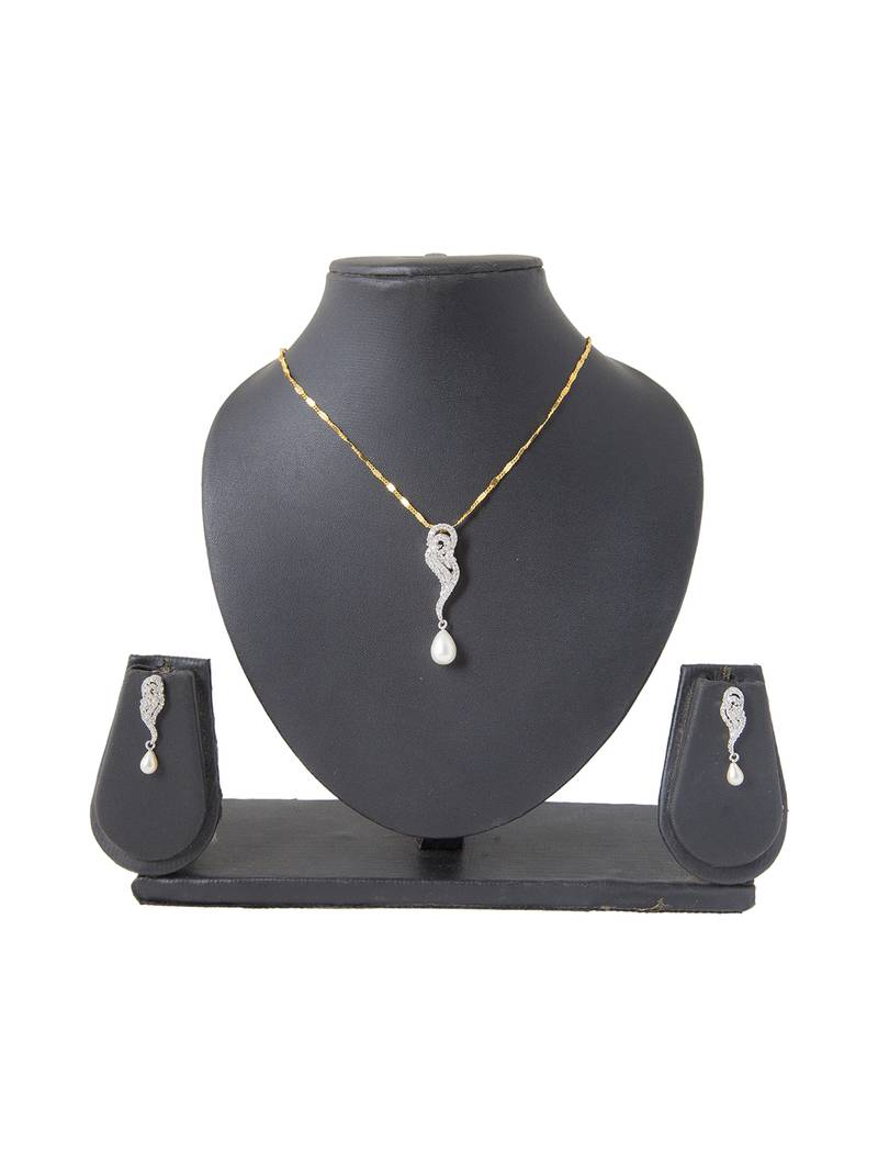 White diamond pendants