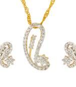 White diamond pendants