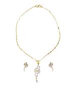 White diamond pendants