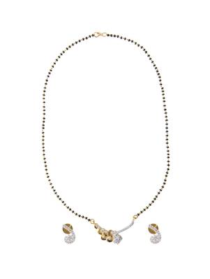 White diamond mangalsutra 1