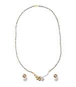 White diamond mangalsutra