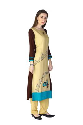 Multicolor embroidered rayon embroidered-kurtis 3