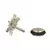 316L surgical stainless steel mens boys ear stud pair earring high polish star bust
