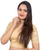 Gold Lycra Palin stitched blouse