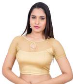 Gold Lycra Palin stitched blouse