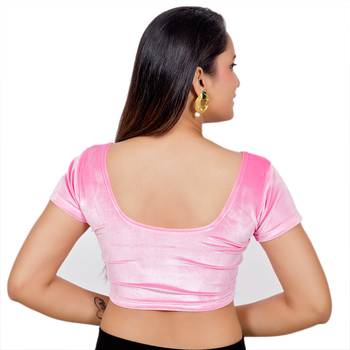 Pink Velvet Palin stitched blouse 4