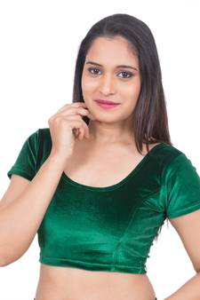 Green Velvet Palin stitched blouse
