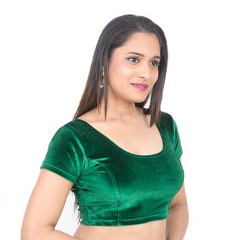 Green Velvet Palin stitched blouse 2