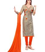 Multicolor Embroidered Cotton Salwar