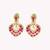 Pink earrings