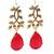 Pink earrings