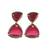 Pink earrings