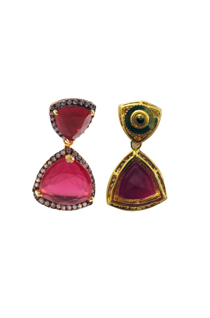 Pink earrings