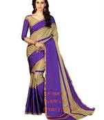 Multicolor woven cotton saree with blouse