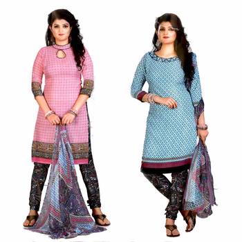 Multicolor plain crepe salwar 1