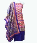 Multicolor embroidered cotton salwar