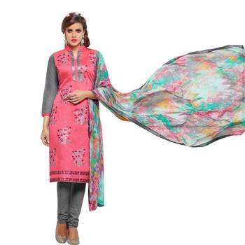 Multicolor embroidered cotton salwar 1