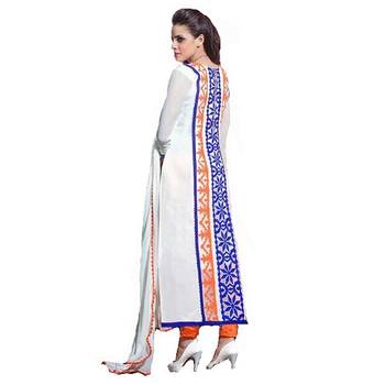 Multicolor embroidered cotton salwar 2
