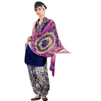 Multicolor printed cotton salwar 1