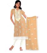 Multicolor embroidered cotton salwar