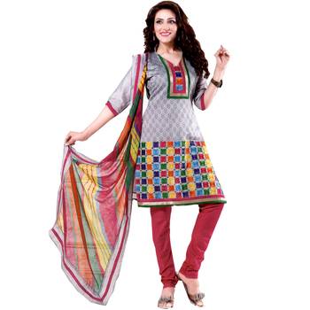 Multicolor embroidered cotton salwar 1