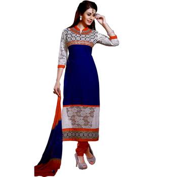 Multicolor embroidered cotton salwar 1