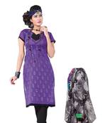 Multicolor embroidered cotton salwar