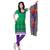 Multicolor embroidered cotton salwar