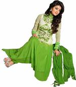 Multicolor embroidered georgette salwar
