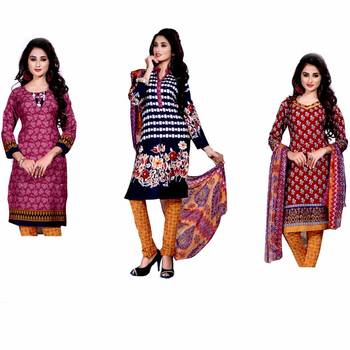 Multicolor plain crepe salwar 1