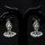 Silver earrings